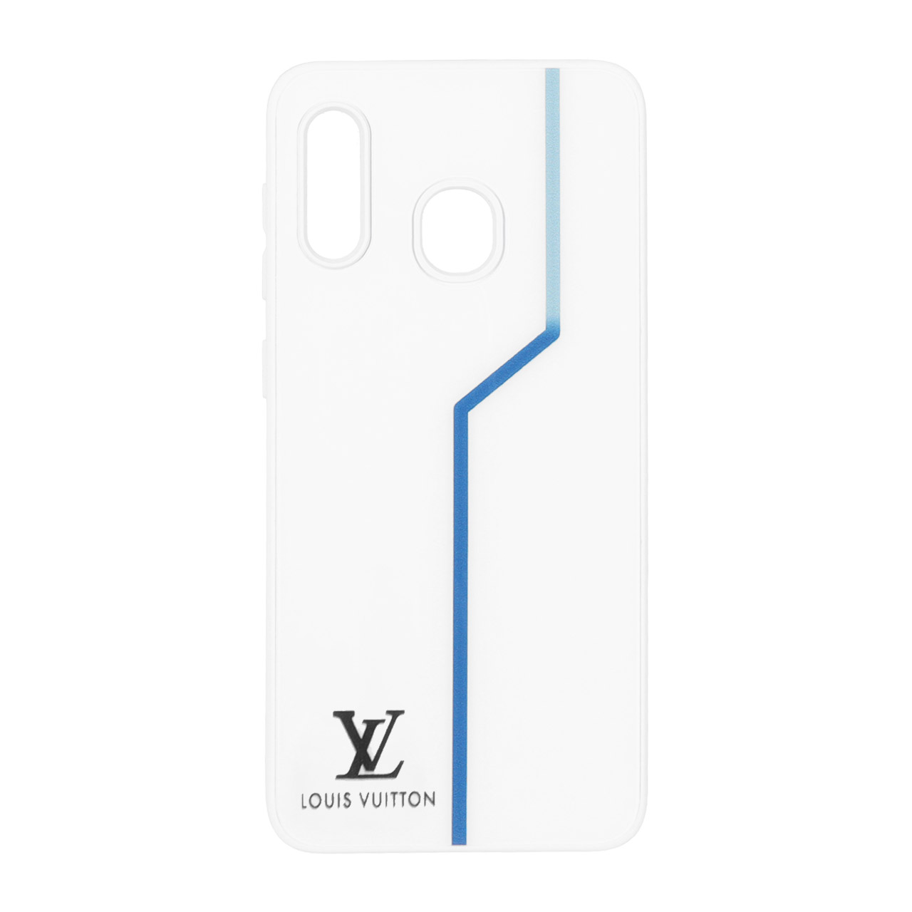 قاب طرح Louis Vuitton با خط آبی مناسب برای سامسونگ گلکسی A30 و A20