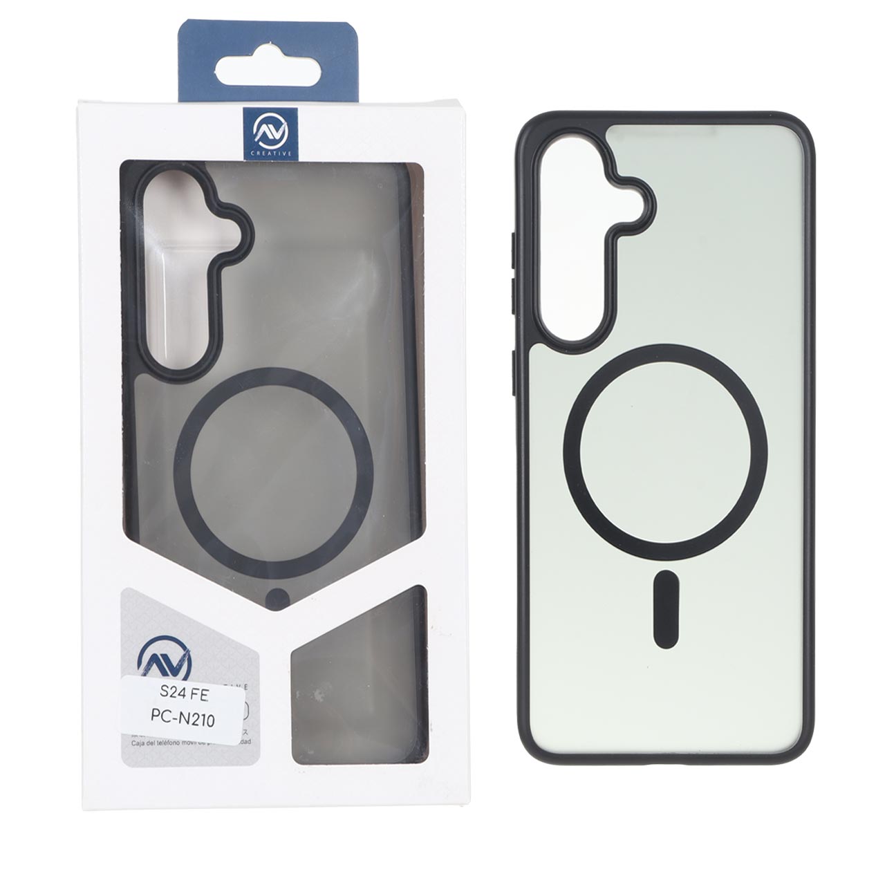 قاب Unique Case مات دودی MagSafe مدل Samsung Galaxy S25 FE - مشکی (پک دار)