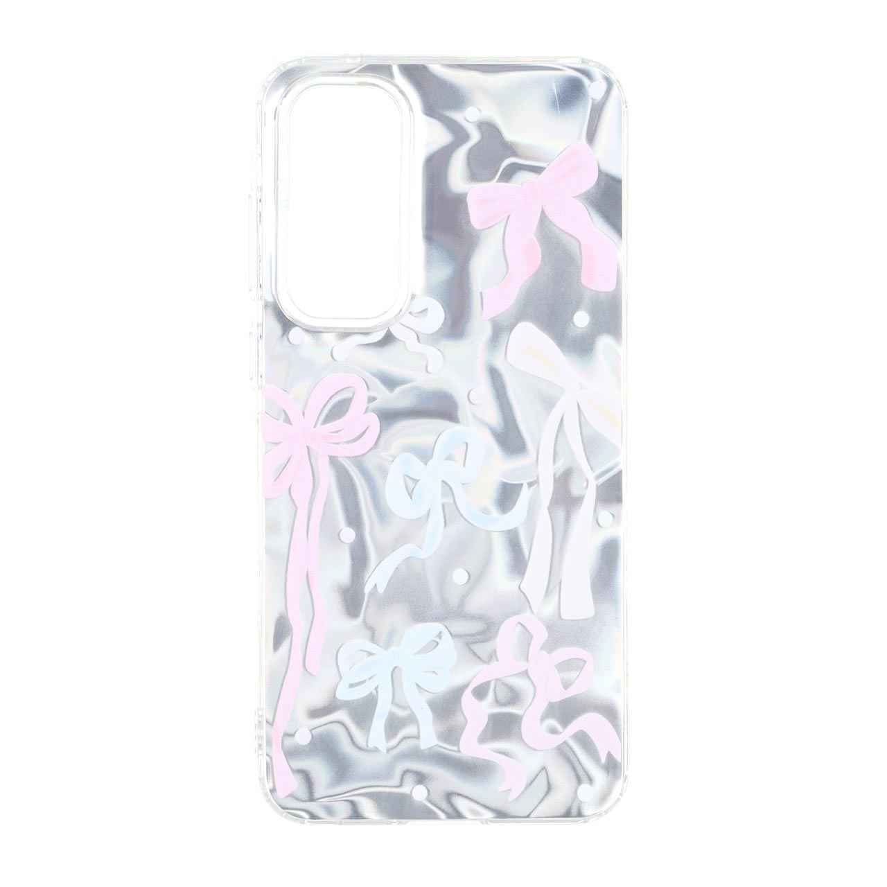قاب Silver Cloud طرح دار دور ژله‌ای مناسب برای سامسونگ گلکسی A35 و A55