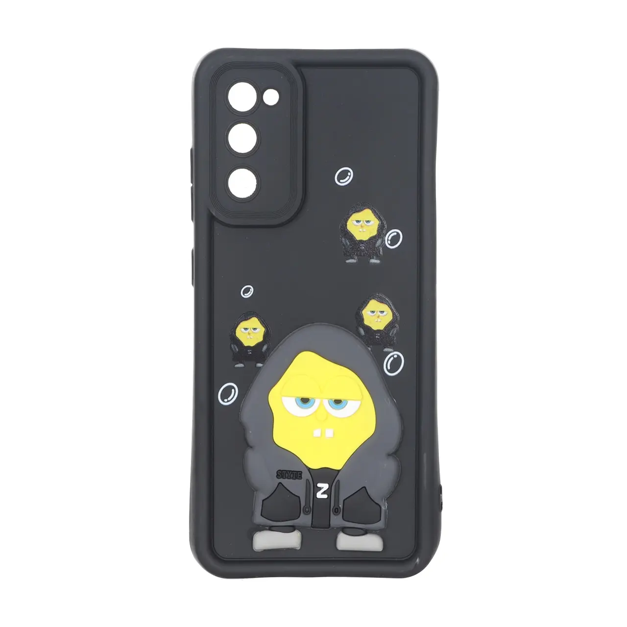 قاب Solid Case طرح پاپ سوکت عروسکی برجسته مناسب برای Samsung Galaxy S20 FE
