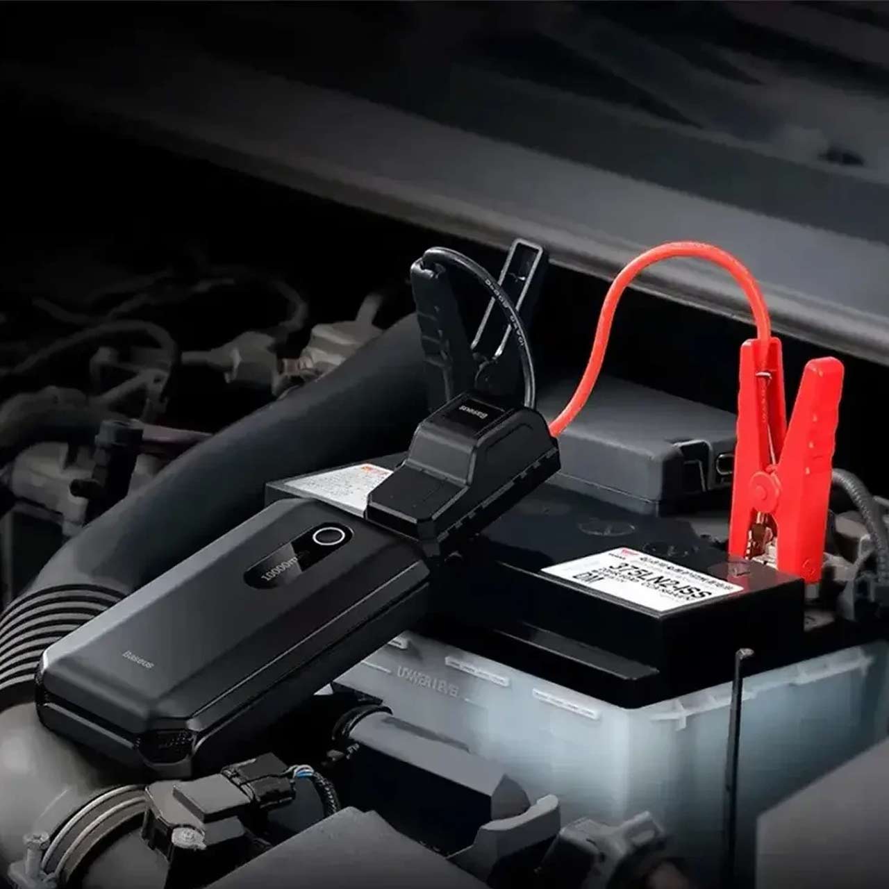 جامپ استارتر خودرو و پاوربانک 10000 میلی آمپر Baseus مدل Instant Current BS-CH001 - مشکی