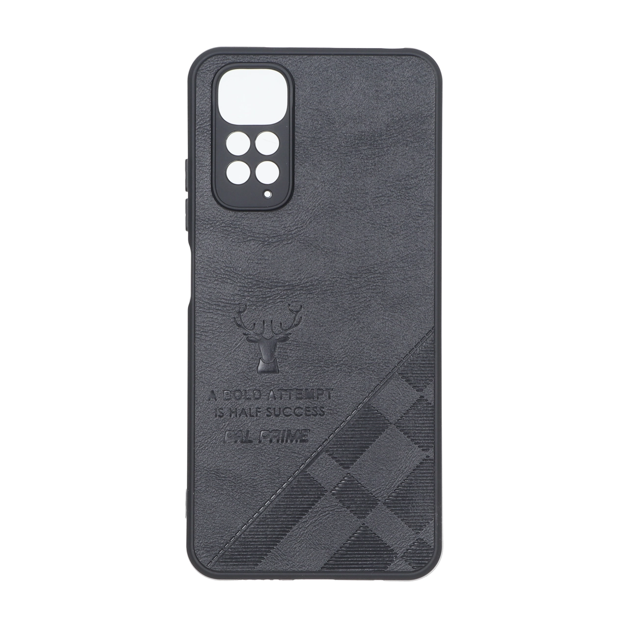 قاب طرح چرم گوزنی Pal Prime مدل Xiaomi Redmi Note 11 4G / Redmi Note 11S - مشکی