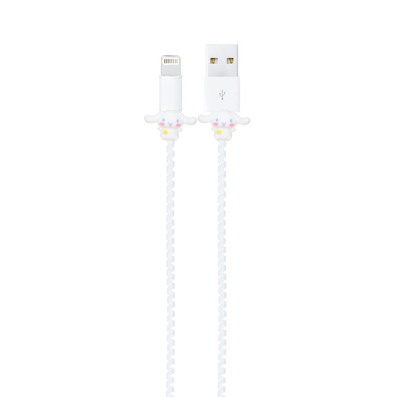 محافظ کابل شارژ و سرکابل سیلیکونی طرح عروسکی (Cinnamoroll)