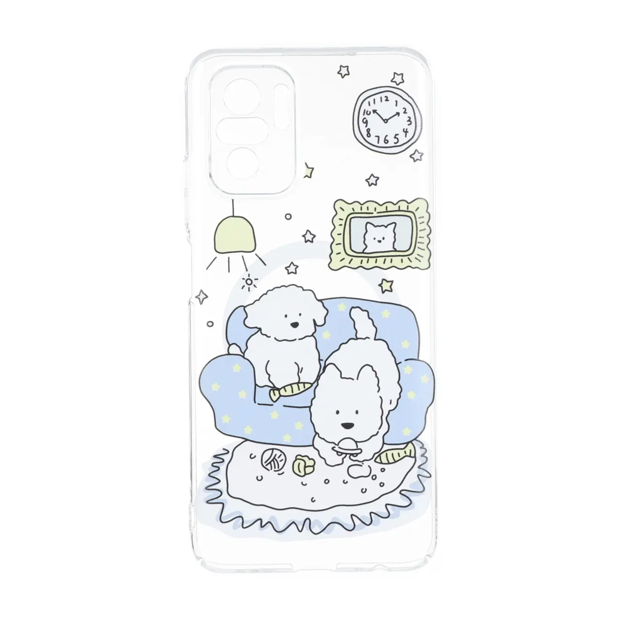 قاب Cute کریستالی طرح مگ سیف محافظ لنزدار Xiaomi Redmi Note 10 4G / Redmi Note 10S / Poco M5S - کد 115