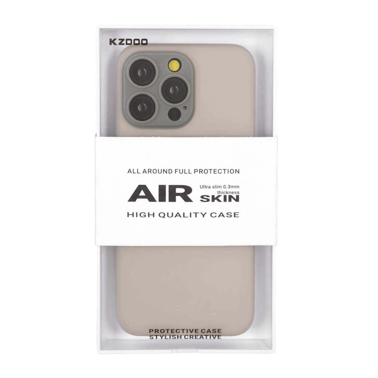 قاب KDoo Air Skin فوق باریک تیتانیوم خاکستری مناسب برای آیفون ۱۵ پرو مکس