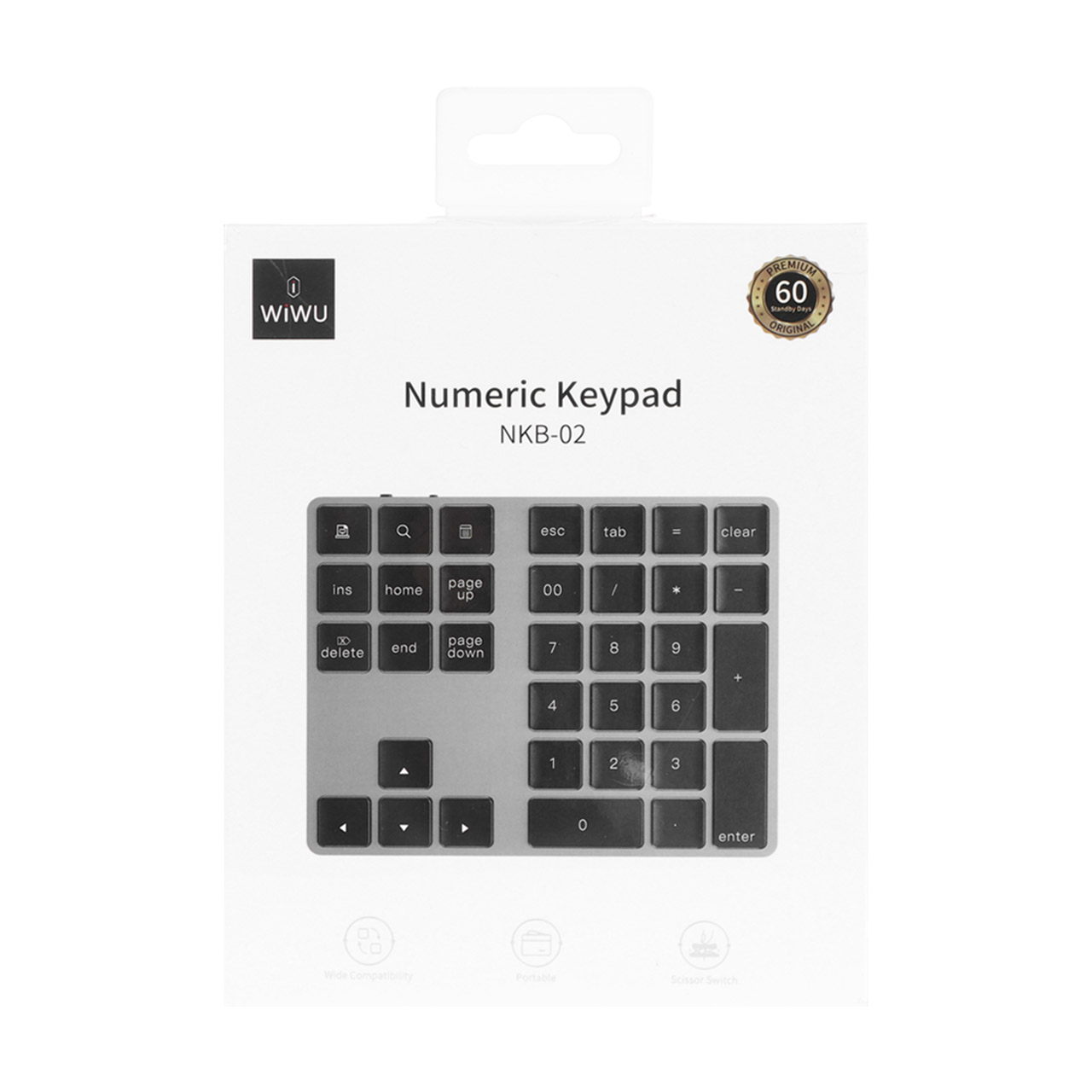 کیبورد مینی بی سیم Wiwu مدل NKB-02 - مشکی