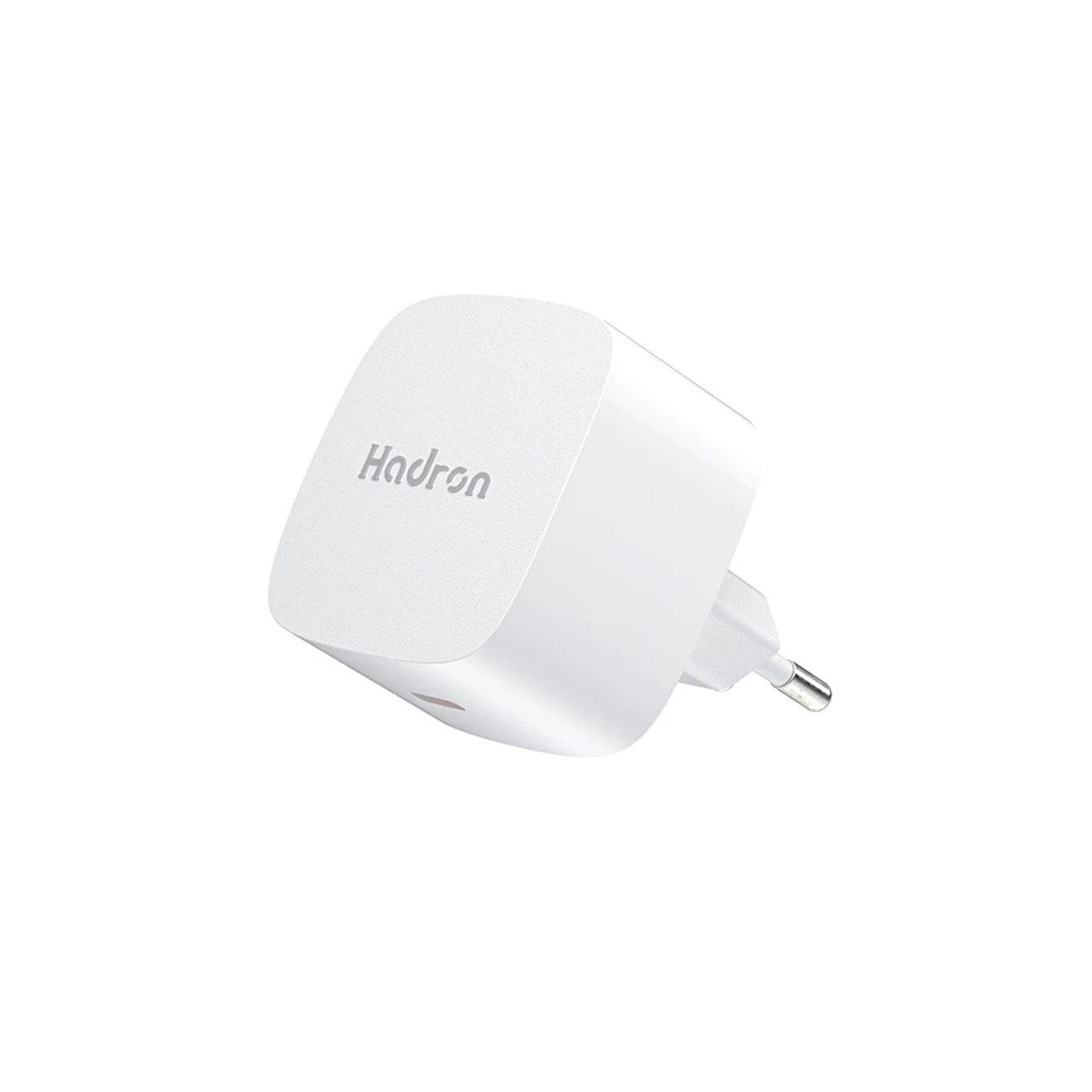 شارژر دیواری 25 وات فست و PD تک پورت Hadron مدل C1011 - سفید
