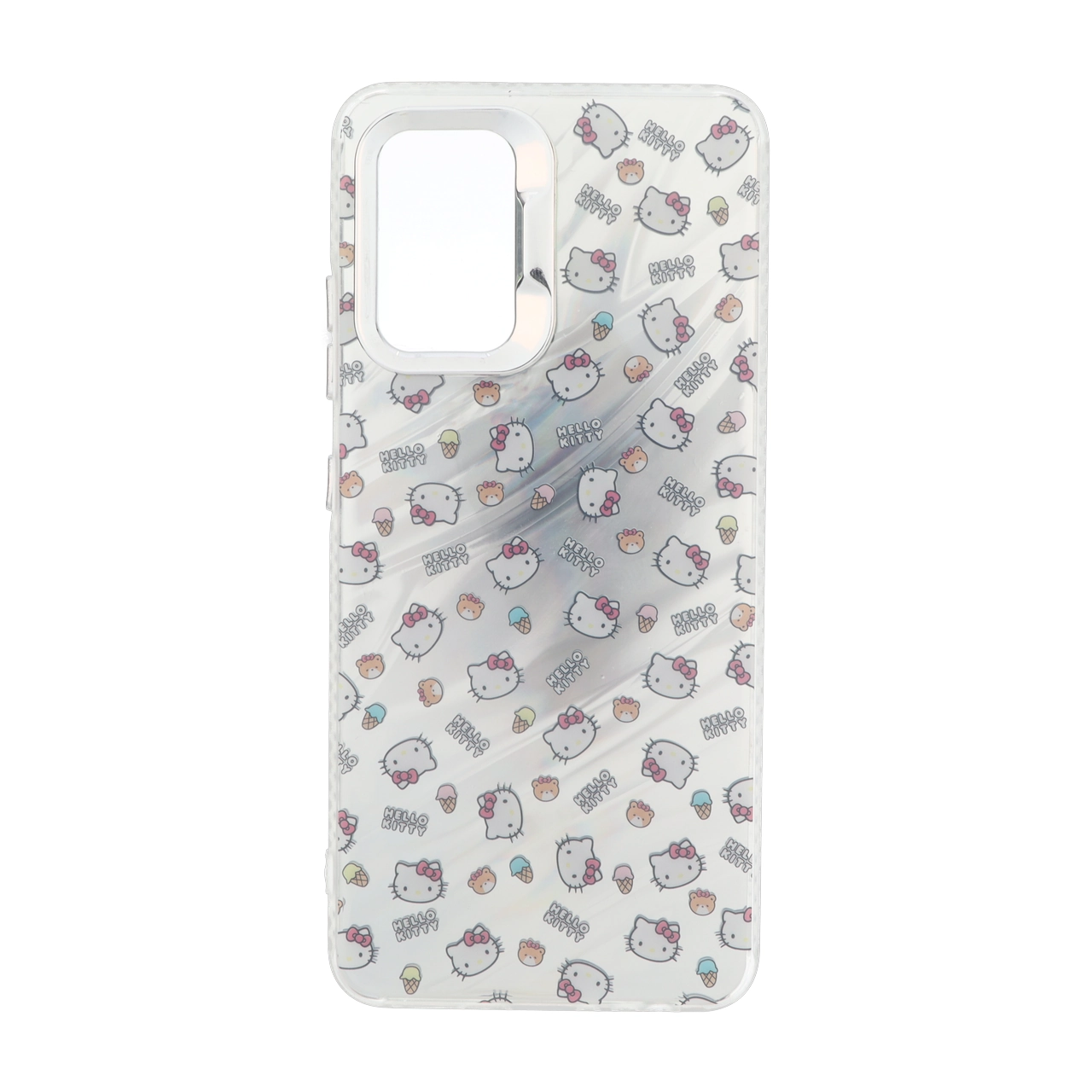 قاب Pucker هفت رنگ دور ژله ای مات لنز کروم Samsung Galaxy A32 4G - طرح 176