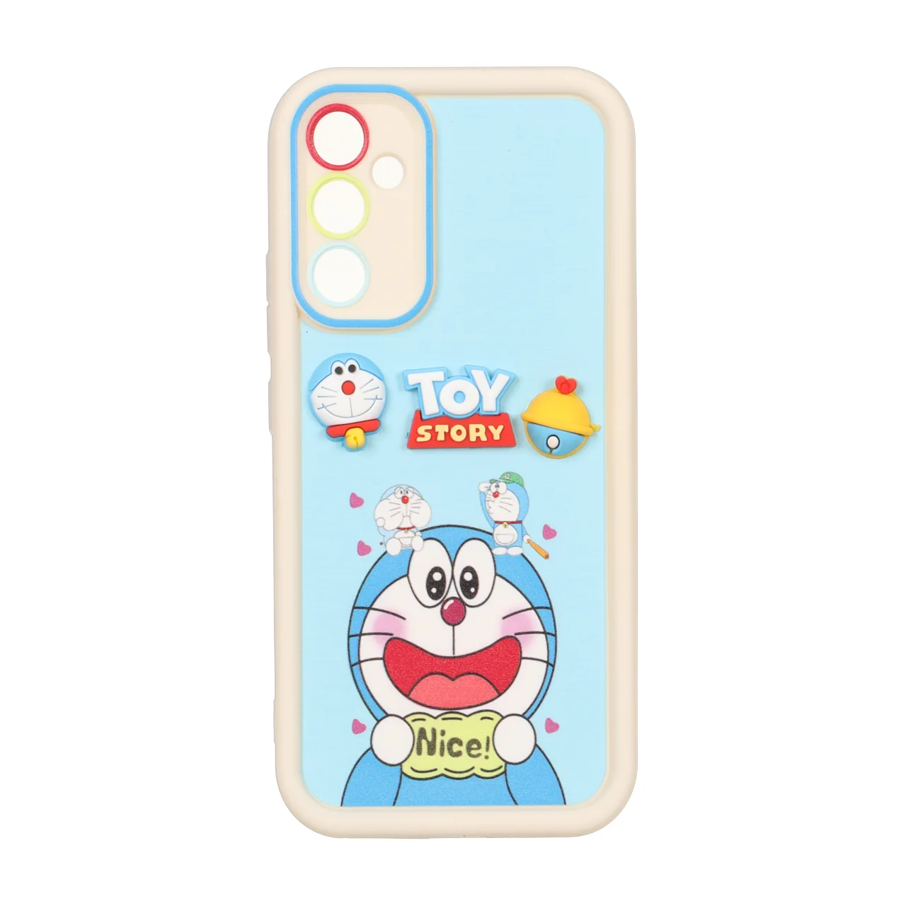 قاب طرح عروسک برجسته دورامون (Doraemon) و Toy Story محافظ لنز مناسب برای سامسونگ گلکسی A34