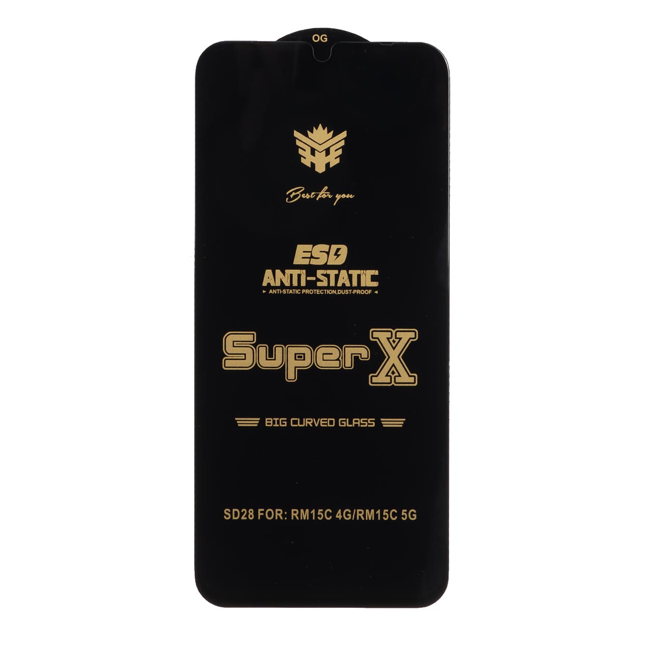 محافظ صفحه نمایش آنتی استاتیک Super X مدل Full Cover مناسب برای شیائومی Redmi 15C و پوکو C85