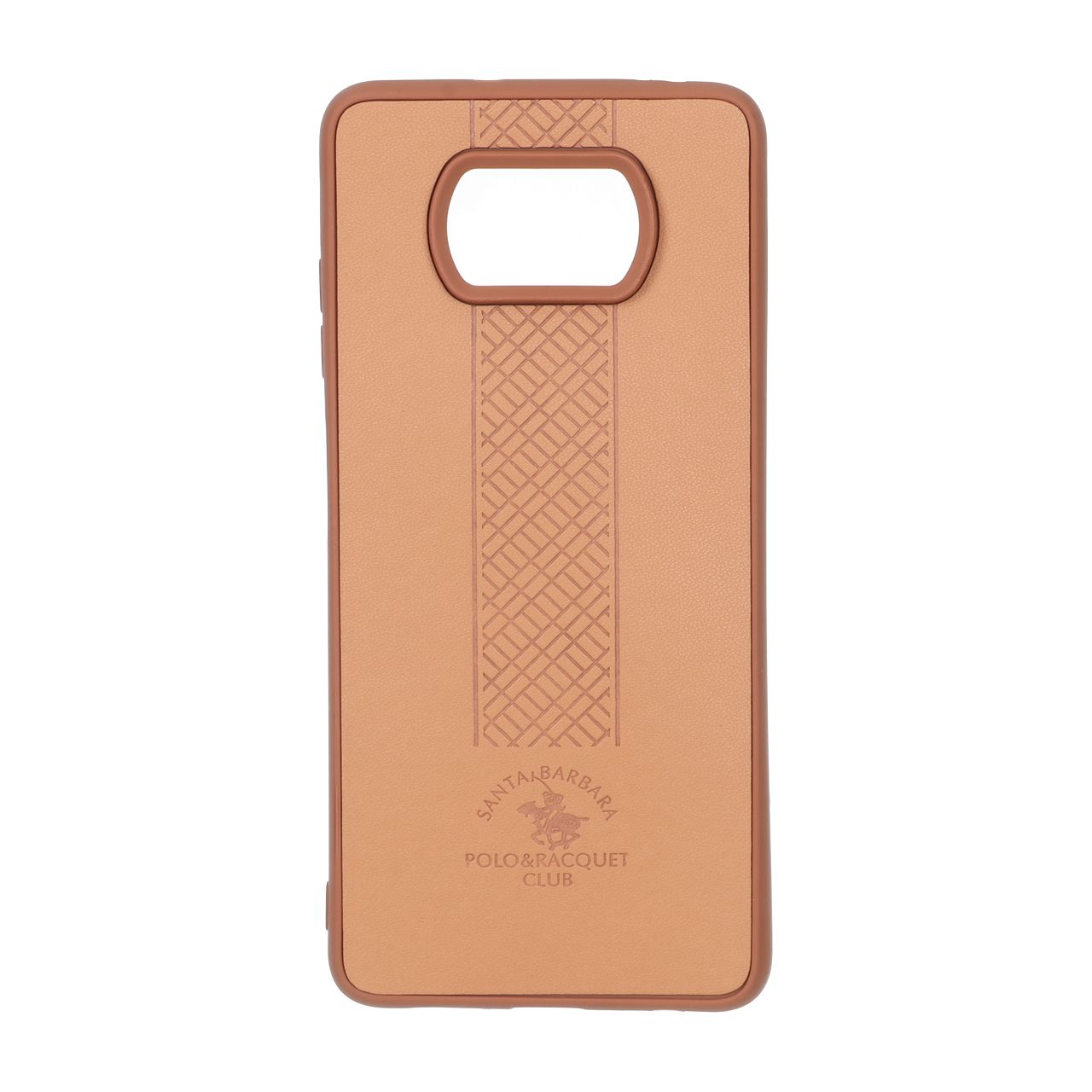 قاب طرح چرم Polo هاشور دار عسلی مناسب برای شیائومی پوکو ایکس 3 / پوکو ایکس 3 پرو / پوکو ایکس 3 ان اف سی