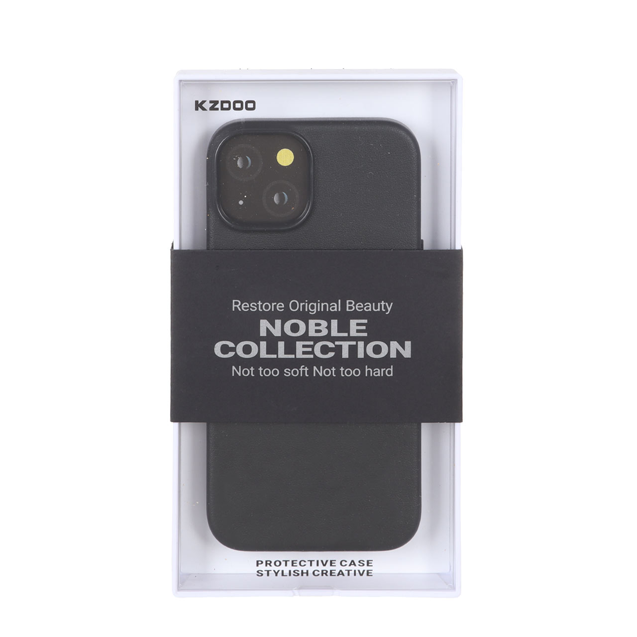 قاب مدل KDoo Noble مشکی مناسب برای آیفون 13 و آیفون 14