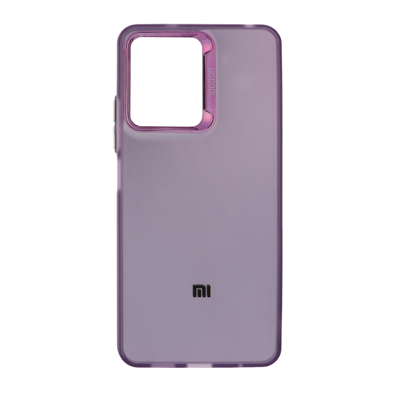 قاب SO COOL لنز متال لوگودار Xiaomi Redmi Note 12 4G - بنفش