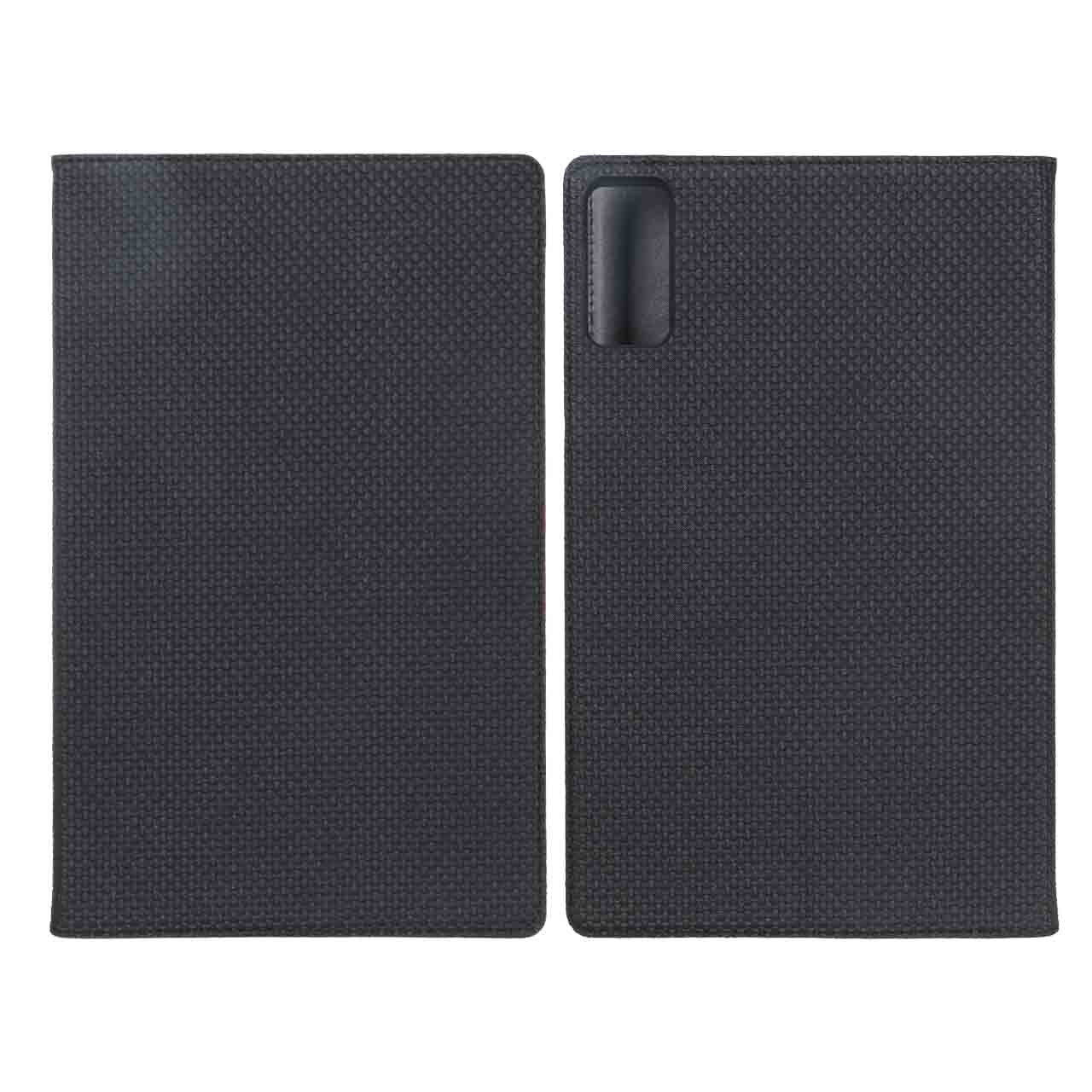 کیف تبلت چرمی طرح حصیری مشکی مناسب برای Xiaomi Redmi Pad SE
