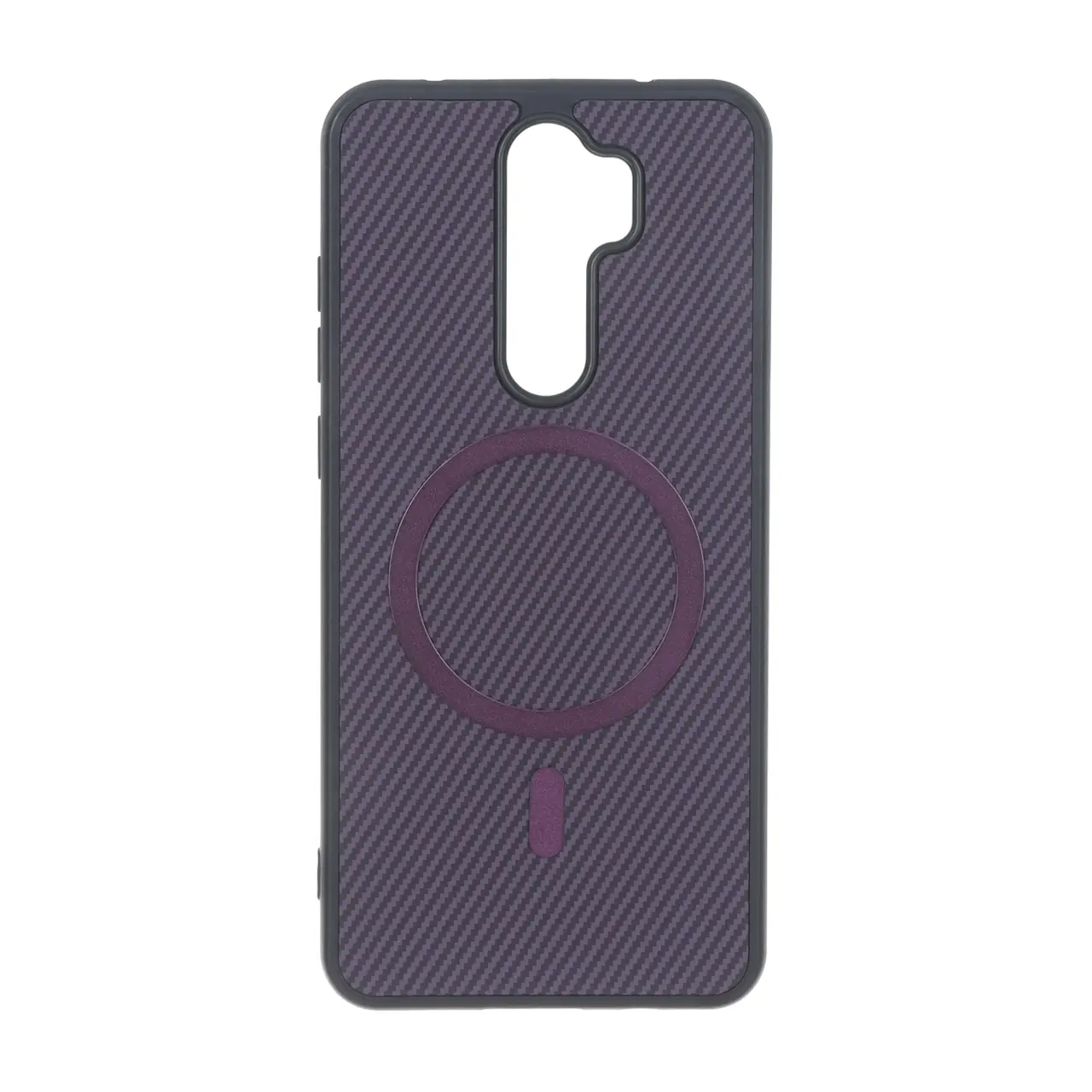 قاب هاشور MagSafe فلزی Xiaomi Redmi Note 8 Pro - بنفش