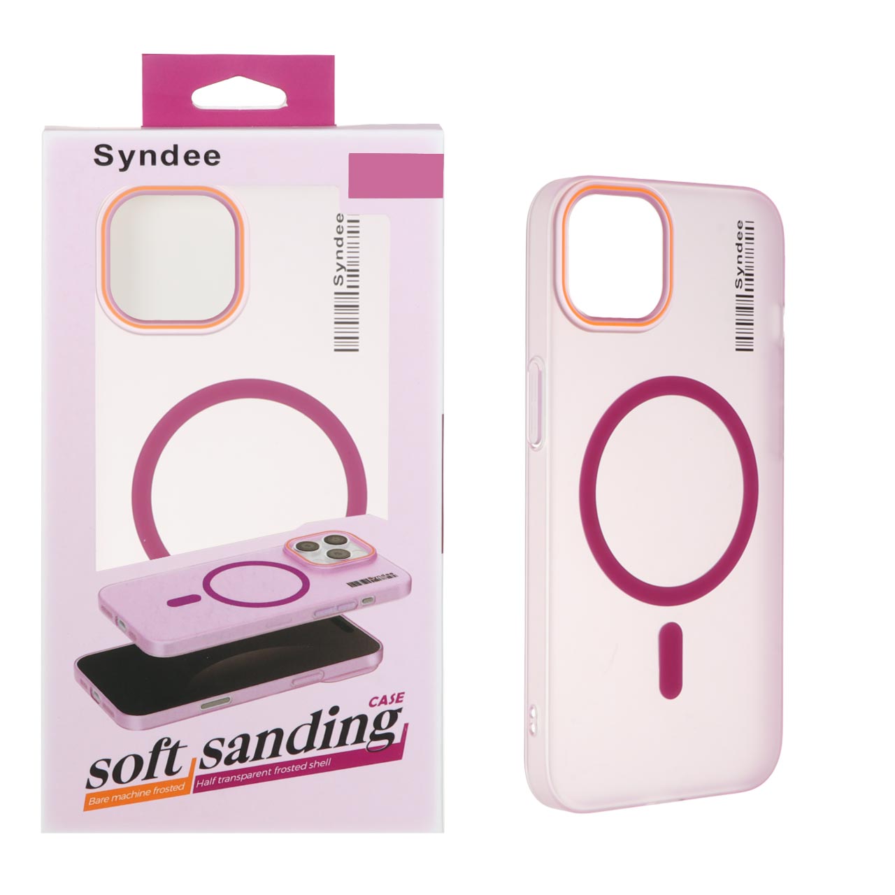 قاب مگ سیف پشت مات Syndee مناسب برای آیفون 13 و آیفون 14