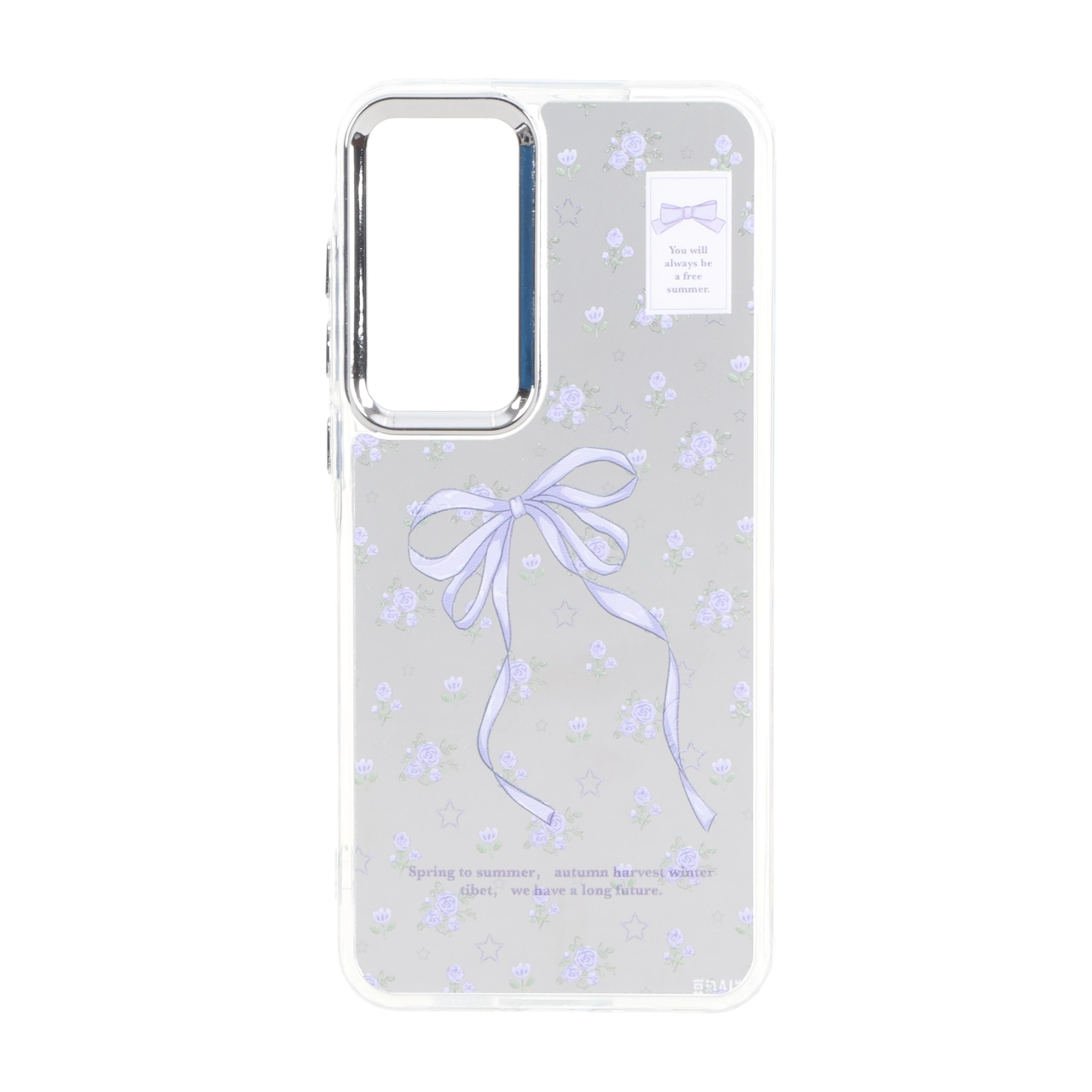 قاب آینه ای طرح دار لنز متال Samsung Galaxy A35 / A55 - کد 1337