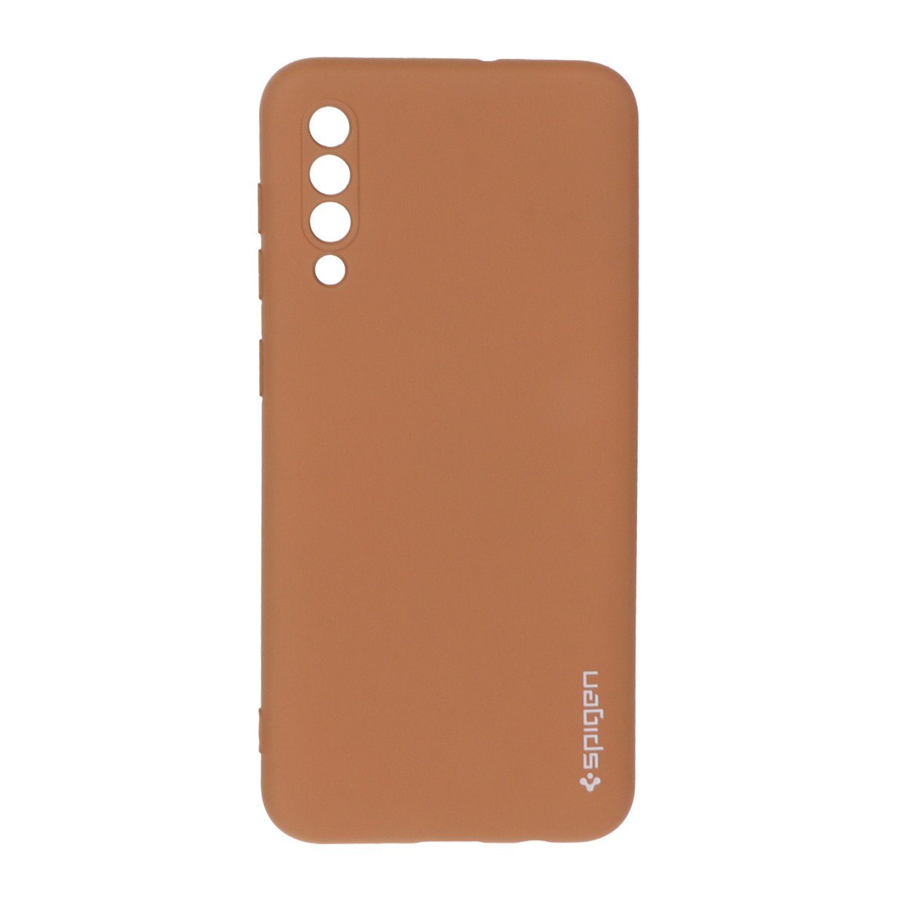قاب سیلیکونی Spigen محافظ لنزدار قهوه ای مناسب برای سامسونگ گلکسی A50 / A50s / A30s