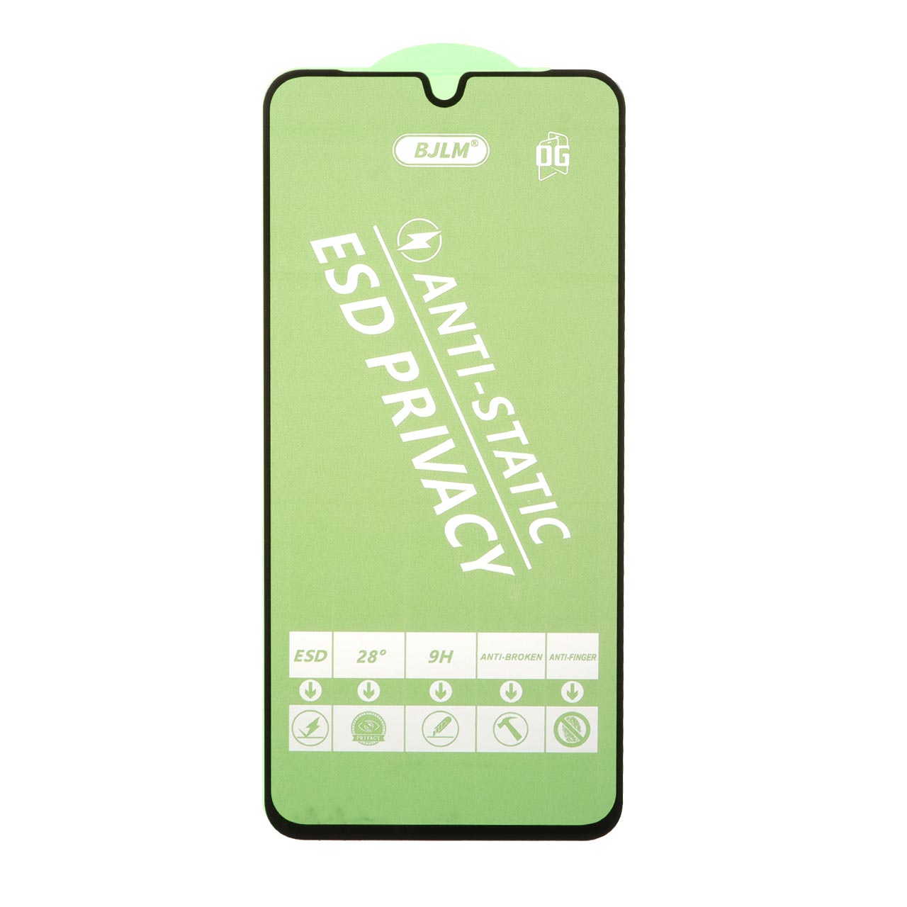 محافظ صفحه نمایش شیشه ای تمام صفحه OG - Privacy Anti Static مناسب برای سامسونگ گلکسی A17 / A16 / A26