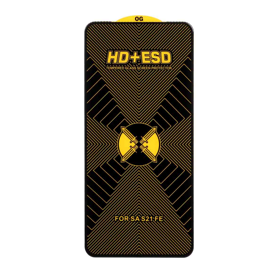 محافظ صفحه نمایش شیشه ای فول کاور OG HD Plus ESD مشکی مناسب برای Samsung Galaxy S21 FE و Xiaomi Mi 9T/Mi 9T Pro/Redmi K20/K20 Pro