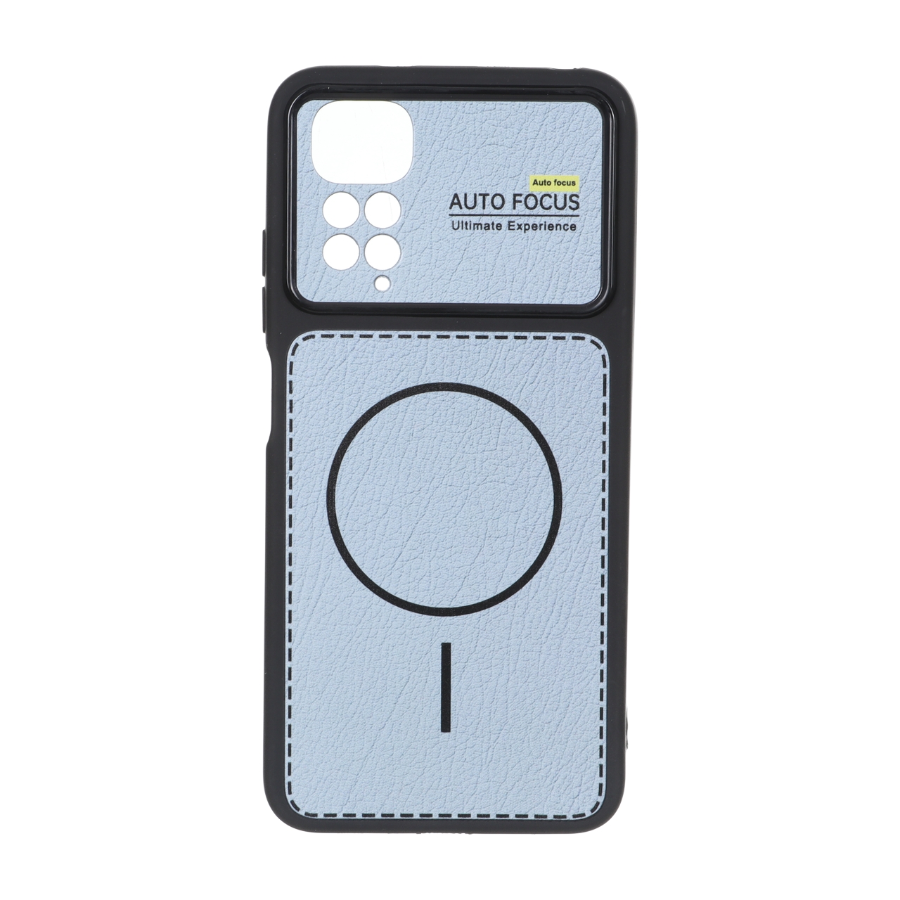 قاب طرح Auto Focus مستطیلی مگ سیف محافظ لنزدار مشکی مناسب برای شیائومی ردمی نوت 11 4G و ردمی نوت 11S