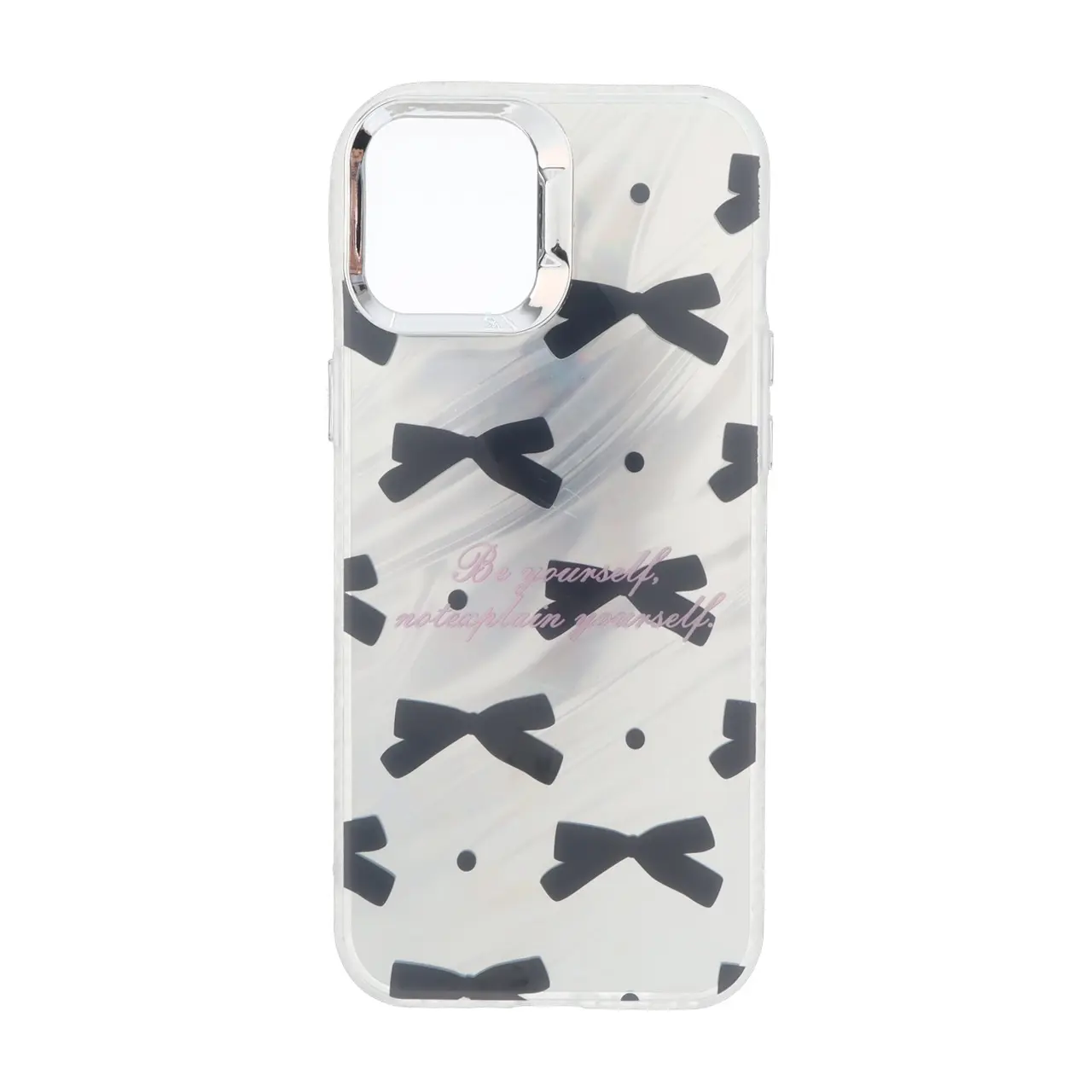 قاب Pucker هفت رنگ دور ژله ای مات لنز کروم Apple iPhone 12 Pro Max - طرح 355