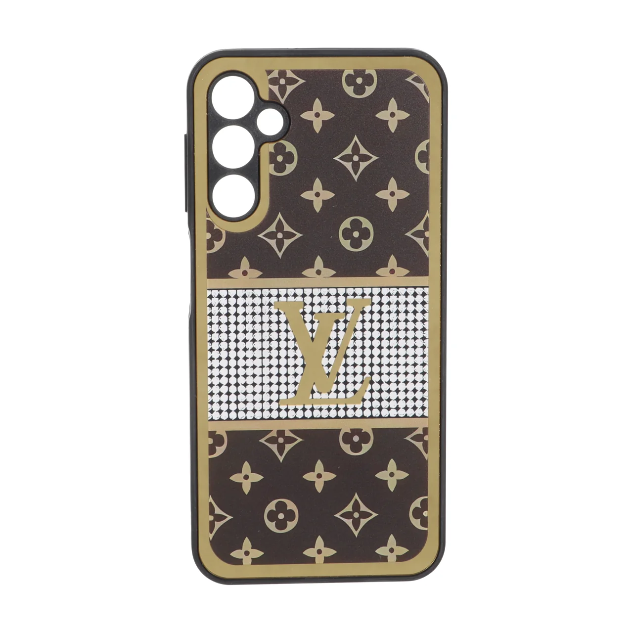 قاب طرح Louis Vuitton لاکچری دور طلایی مناسب برای سامسونگ گلکسی A24