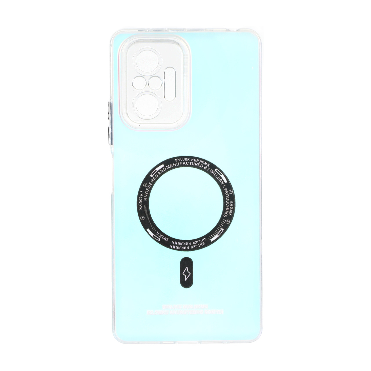 قاب SO COOL طرح مگ سیف محافظ لنز شفاف Xiaomi Redmi Note 10 Pro 4G / Redmi Note 10 Pro Max - هفت رنگ