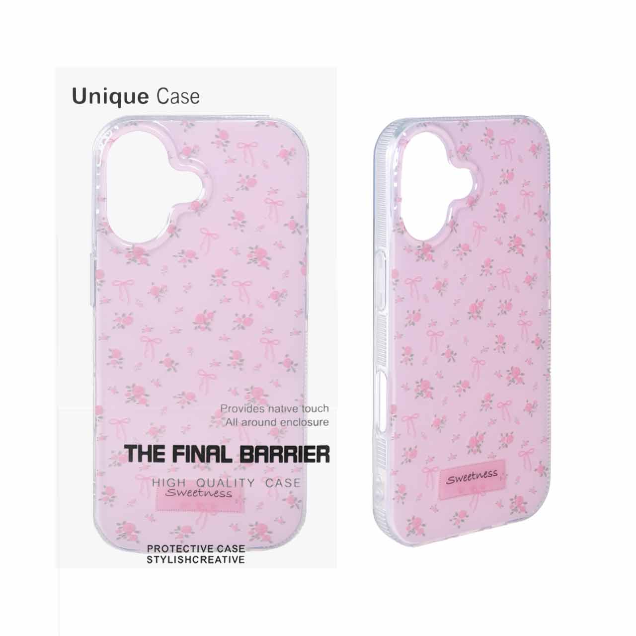 قاب IMD طرح دار دور ژله ای Apple iPhone 17 - کد 13