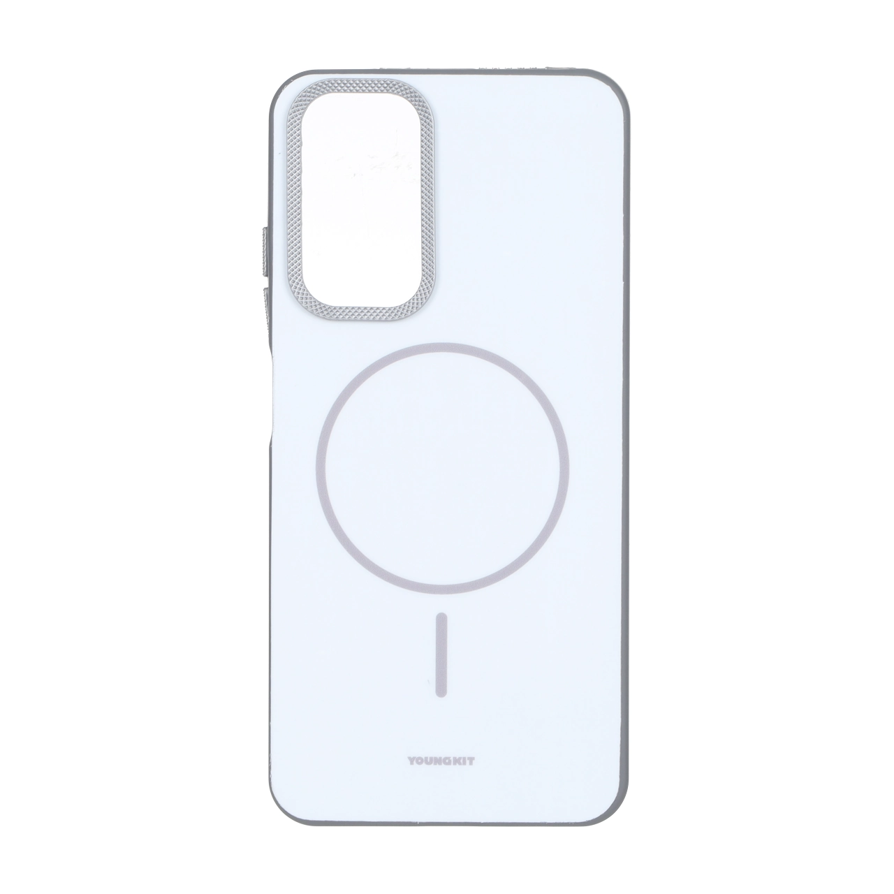 قاب Youngkit طرح مگ سیف دور لنز کربن مناسب برای شیائومی ردمی نوت ۱۲ اس و شیائومی ردمی نوت ۱۱ ۴جی و ردمی نوت ۱۱ اس - سفید