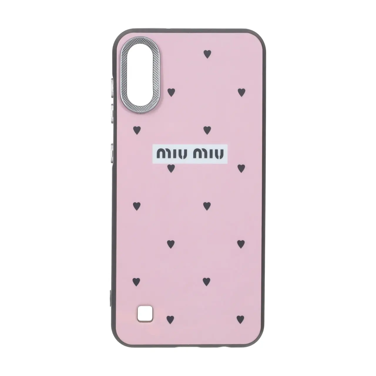 قاب طرح MIUMIU قلبی صورتی مناسب برای سامسونگ گلکسی A10 و M10