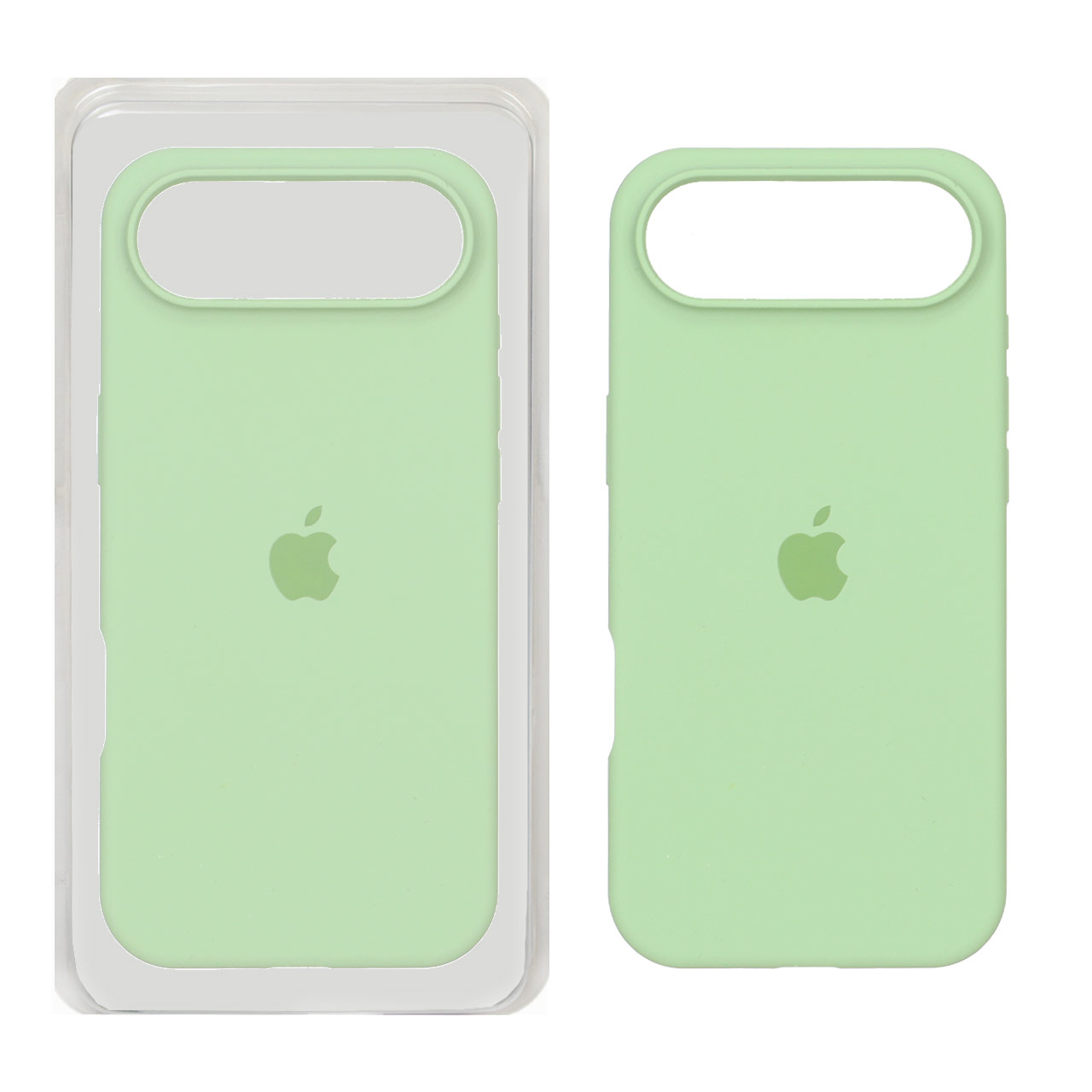 قاب سیلیکونی پاک کنی اورجینال Apple iPhone 17 Air - سبز روشن