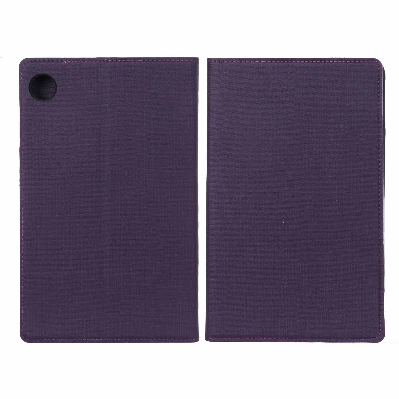 کیف تبلت ساده مناسب برای Samsung Galaxy Tab A9 8.7 (X110/X115) - رنگ بنفش تیره
