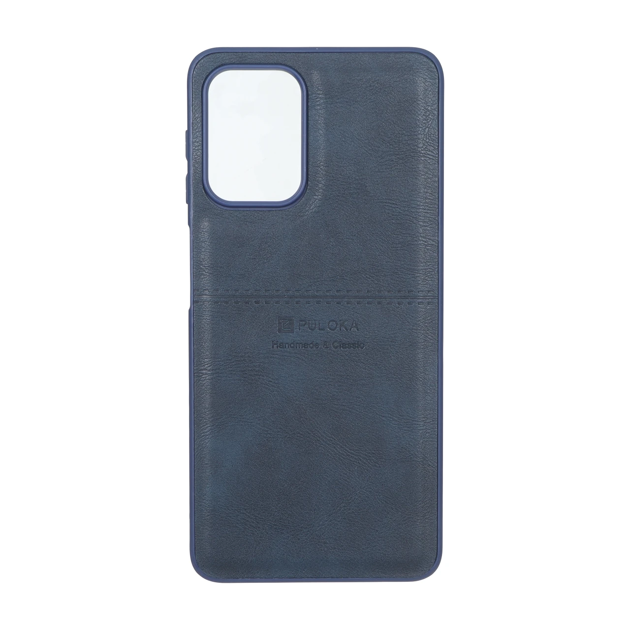 قاب طرح چرم Puloka خط دار Samsung Galaxy A22 4G / M22 / M32 4G / F22 - سرمه ای