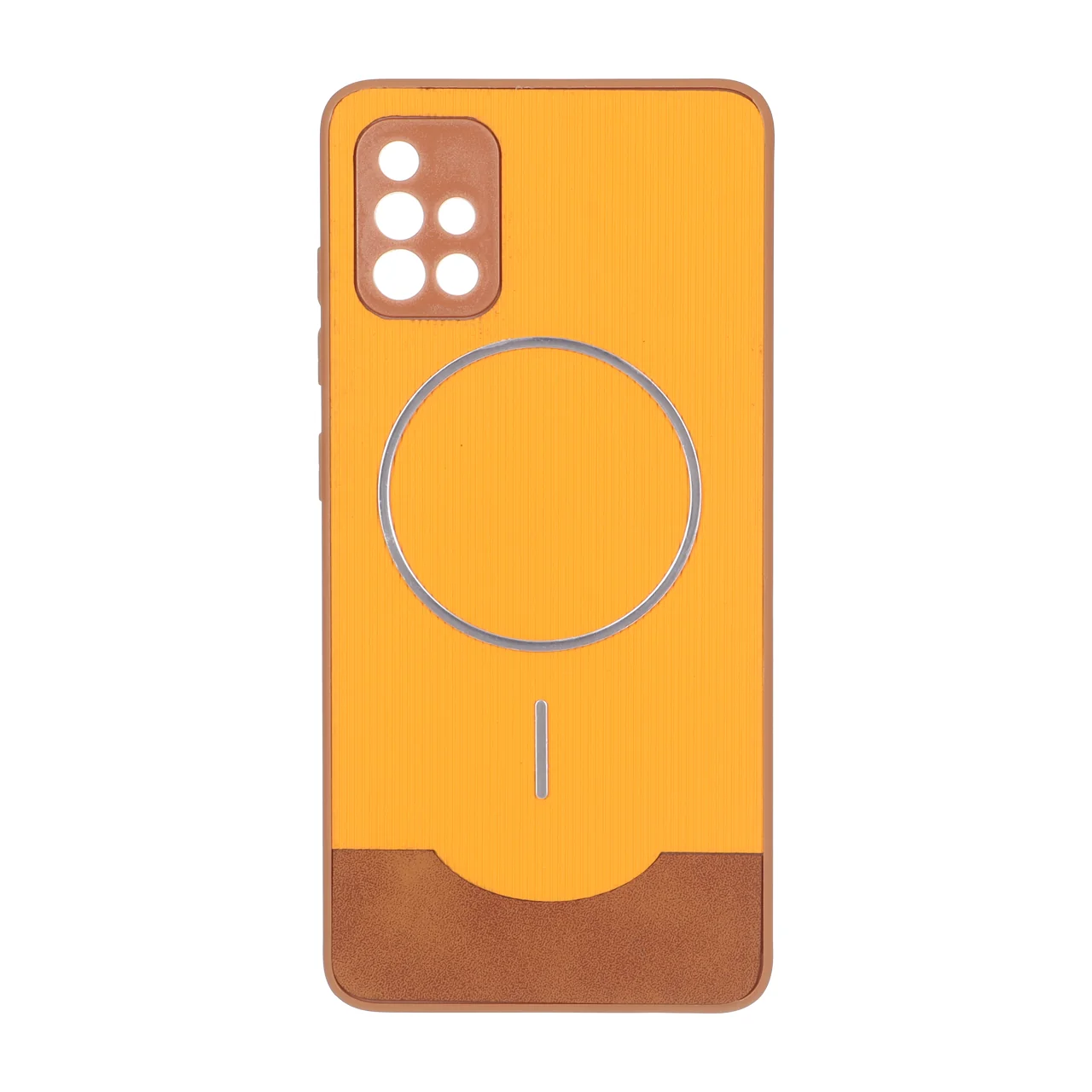 قاب Line Case جیر مگ سیف فلزی محافظ لنزدار مناسب برای سامسونگ گلکسی A51 / M40s