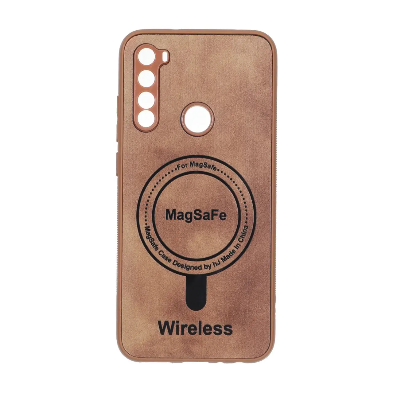 قاب Wireless طرح مگ سیف محافظ لنز برجسته مناسب برای شیائومی ردمی نوت 8