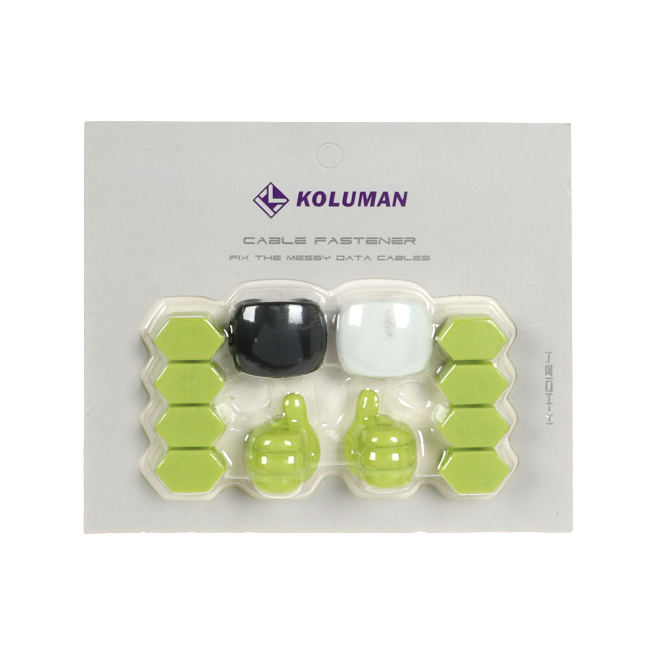 نظم دهنده و نگه دارنده کابل Koluman مدل K-HD124 رنگ سبز