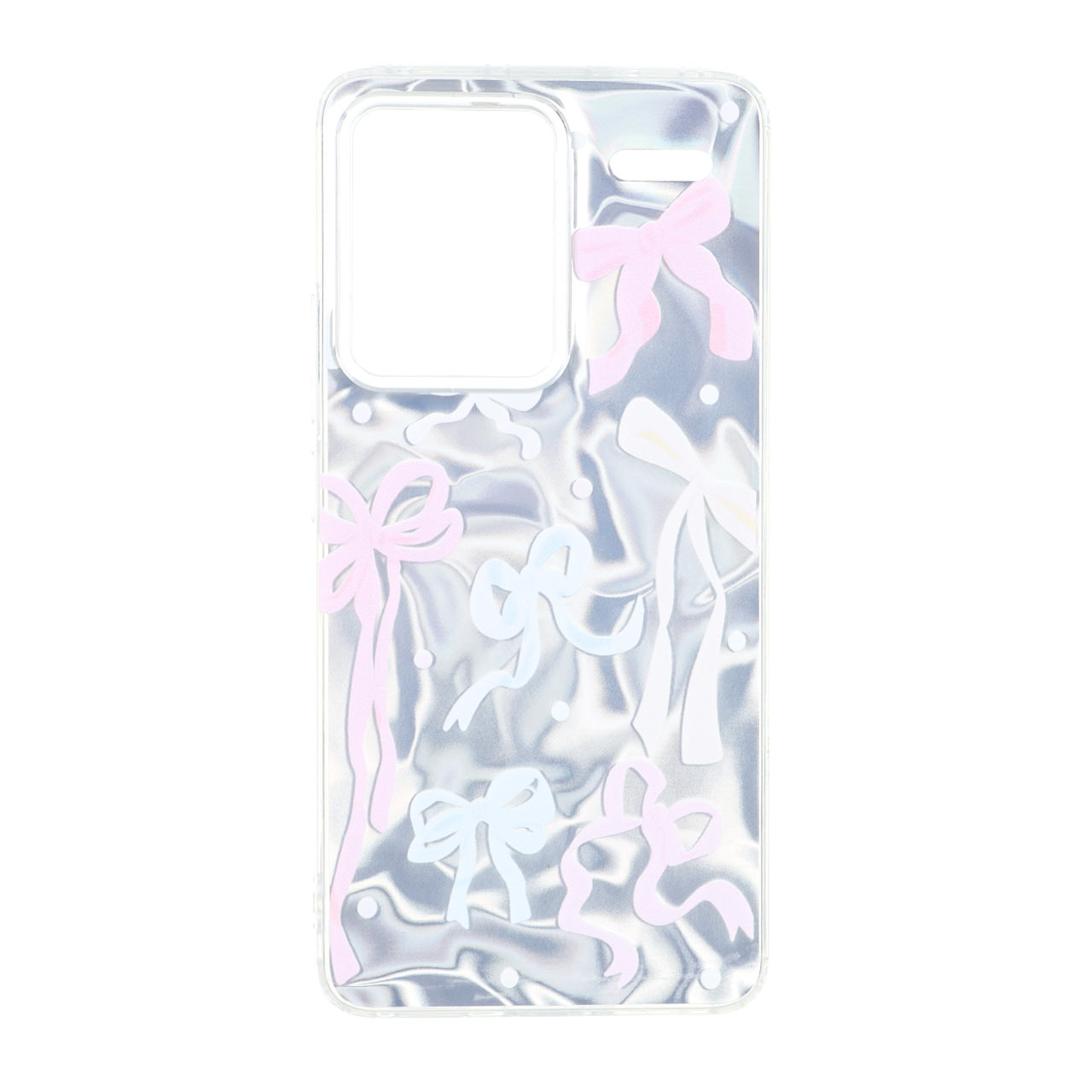 قاب طرح پاپیون Silver Cloud دور ژله‌ای مناسب برای شیائومی ردمی نوت 13 پرو پلاس 5G