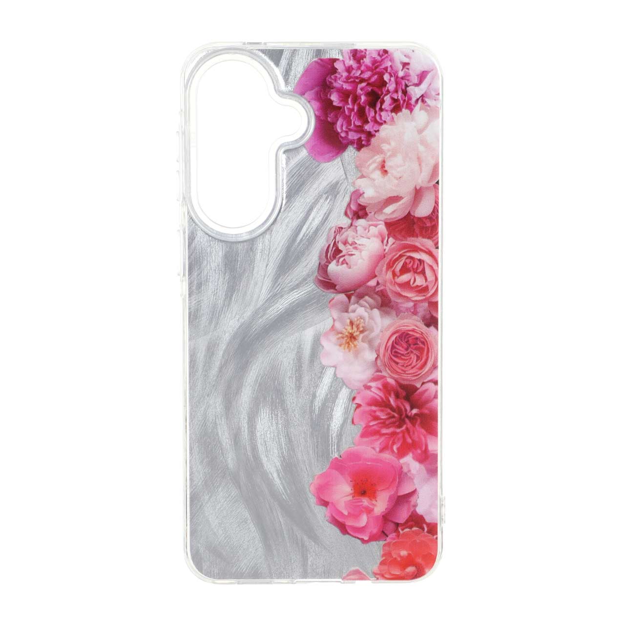 قاب طرح اطلسی Flower دور شفاف مناسب برای سامسونگ گلکسی A57