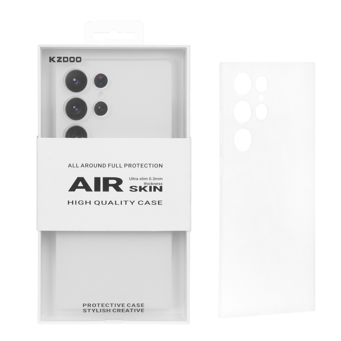 قاب Original KZDoo Air Skin مدل Samsung Galaxy S24 Ultra - سفید
