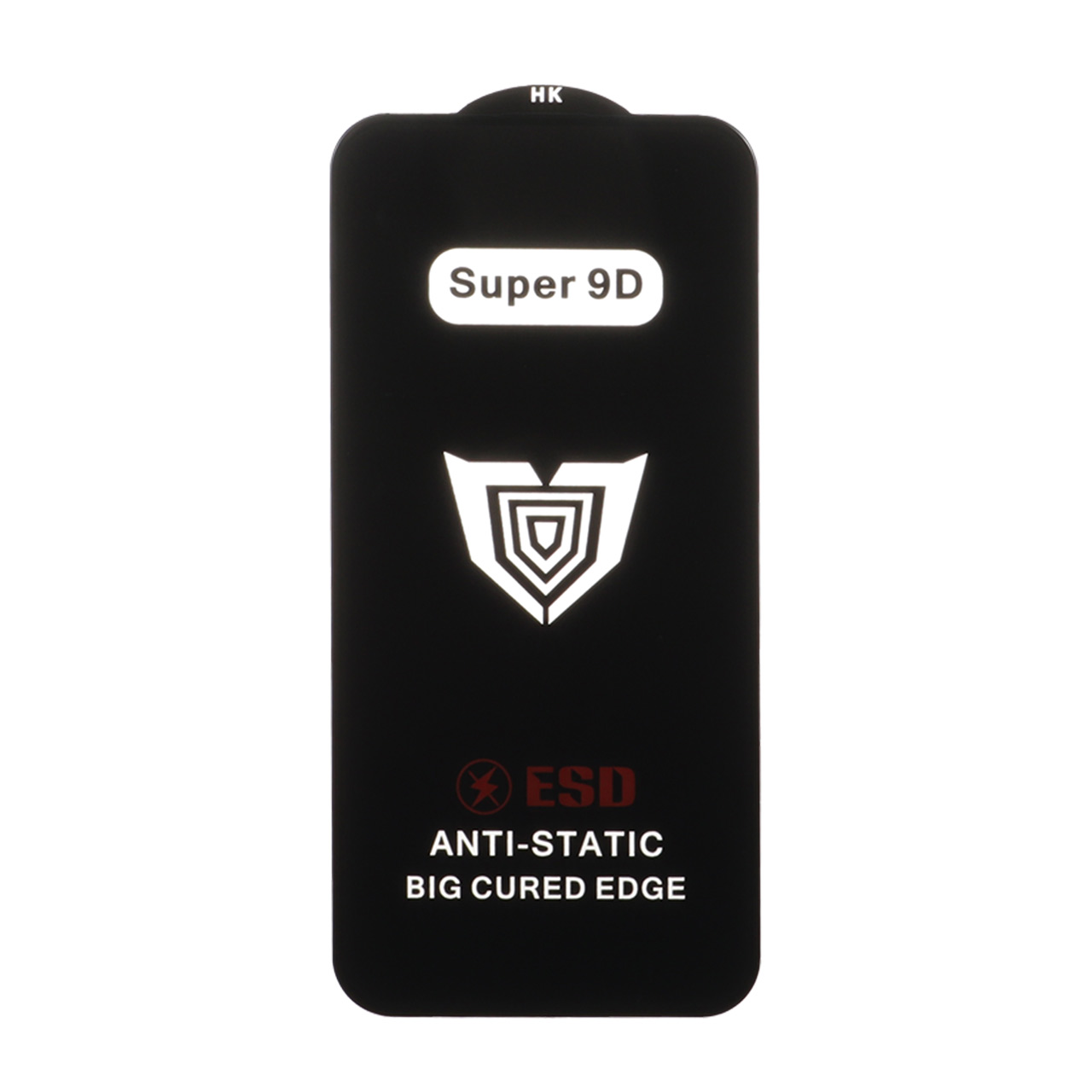 محافظ صفحه نمایش شیشه ای فول کاور Super 9D آنتی استاتیک ESD مناسب برای آیفون 15 پرو