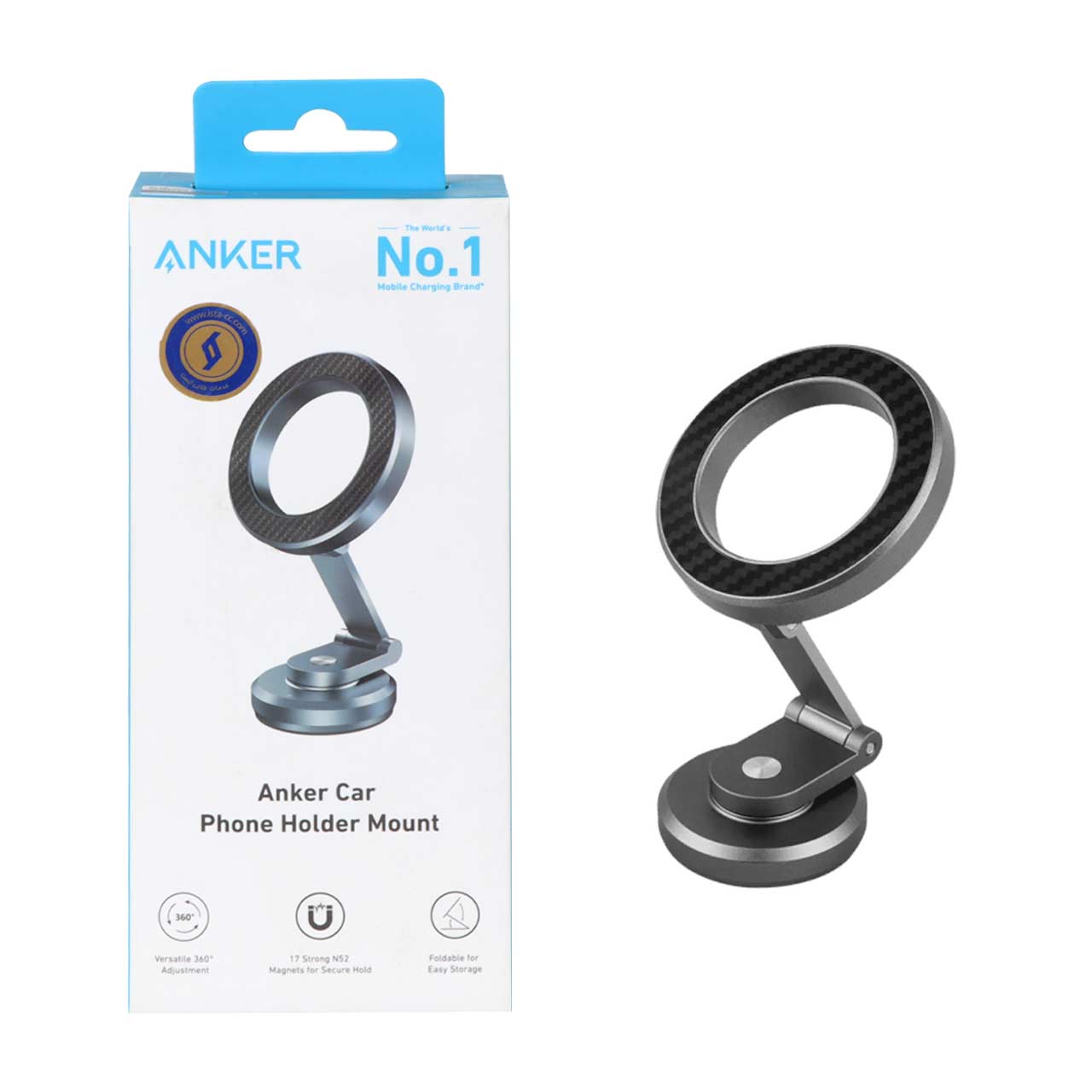 هولدر گوشی موبایل Anker مدل A9101H41 - نقره ای