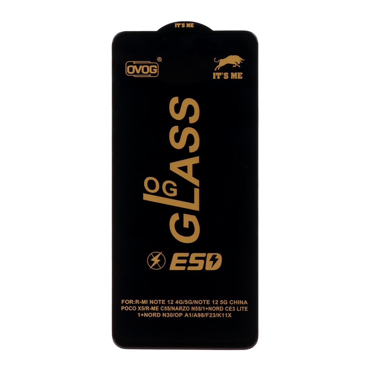 محافظ صفحه نمایش شیشه‌ای Full Cover OG ESD مناسب برای شیائومی، پوکو، آنر، ریلمی و اوپو