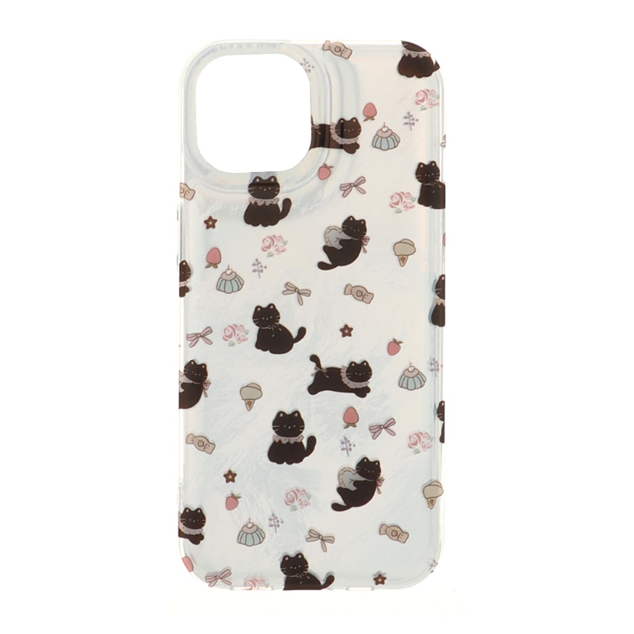 قاب اطلسی دور ژله ای طرح دار Apple iPhone 15 / iPhone 14 / iPhone 13 - کد 795