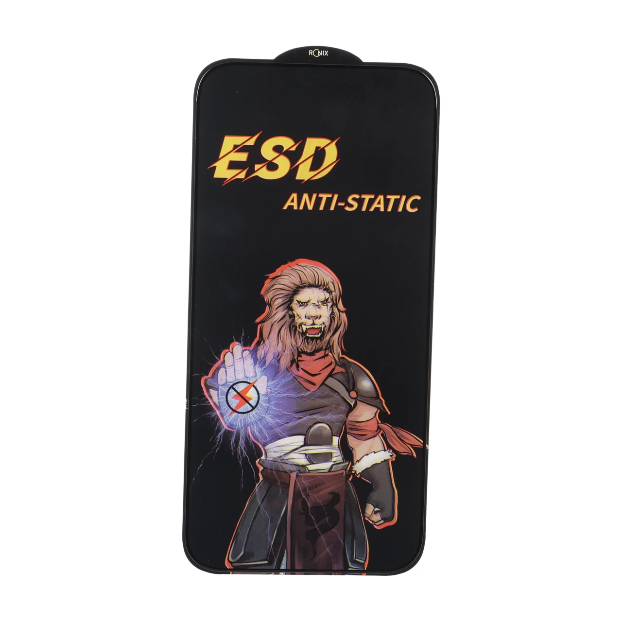 محافظ صفحه نمایش شیشه ای فول کاور ESD Anti Static رانیکس مناسب آیفون 15 پرو مکس