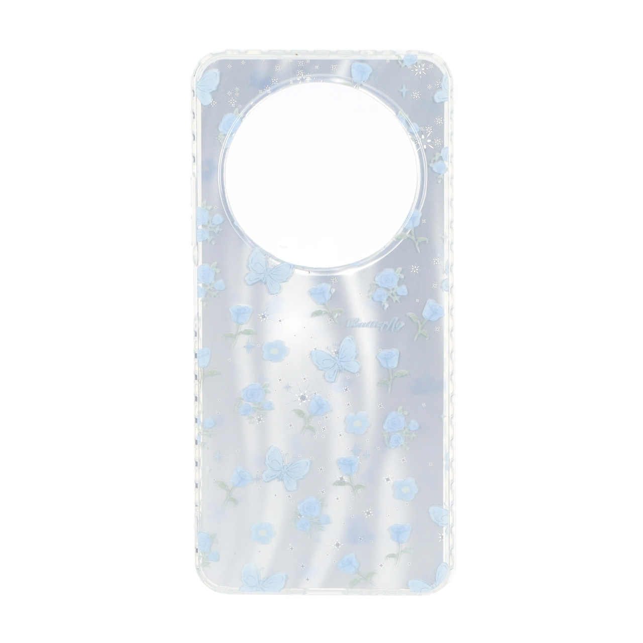قاب مات ستاره ای دور ژله ای شفاف Xiaomi Redmi 14C / Redmi A3 Pro / Redmi A4 / Poco C75 - طرح 498