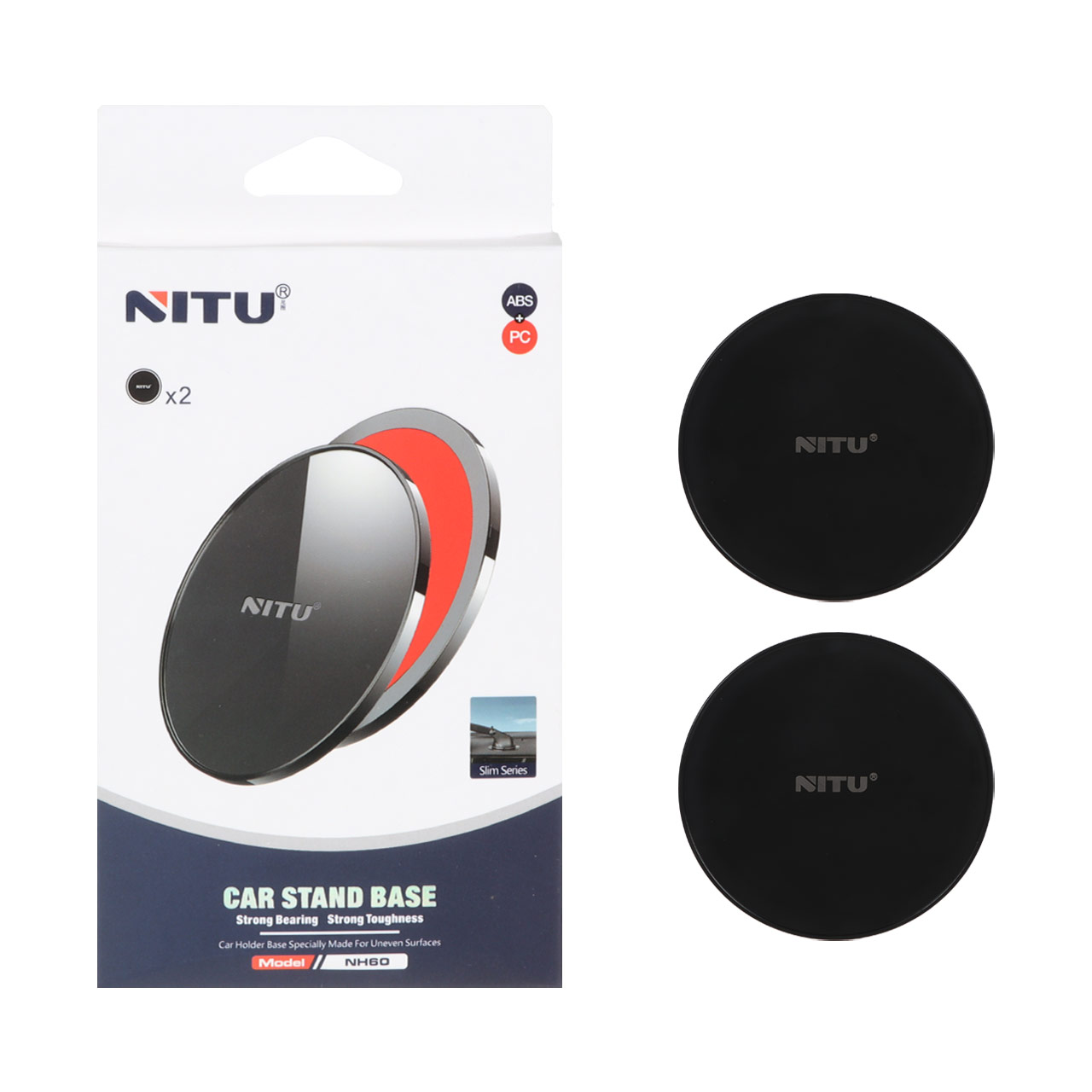 پایه نگهدارنده مگنتی موبایل Nitu مدل NH60 - مشکی