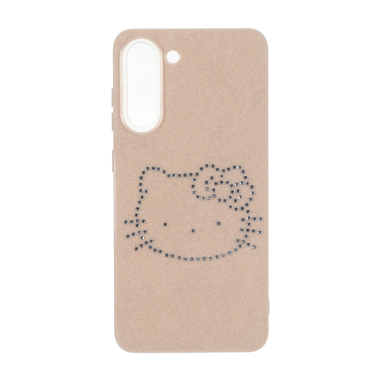قاب اکلیلی Kitty نگین دار Samsung Galaxy S21 FE - نسکافه ای