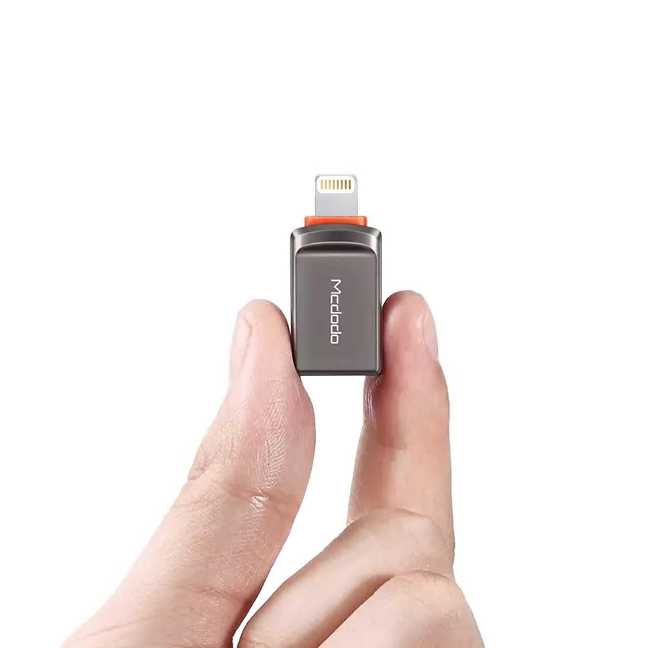 تبدیل Mcdodo OTG USB3.0 به لایتنینگ مدل OT-8600 خاکستری
