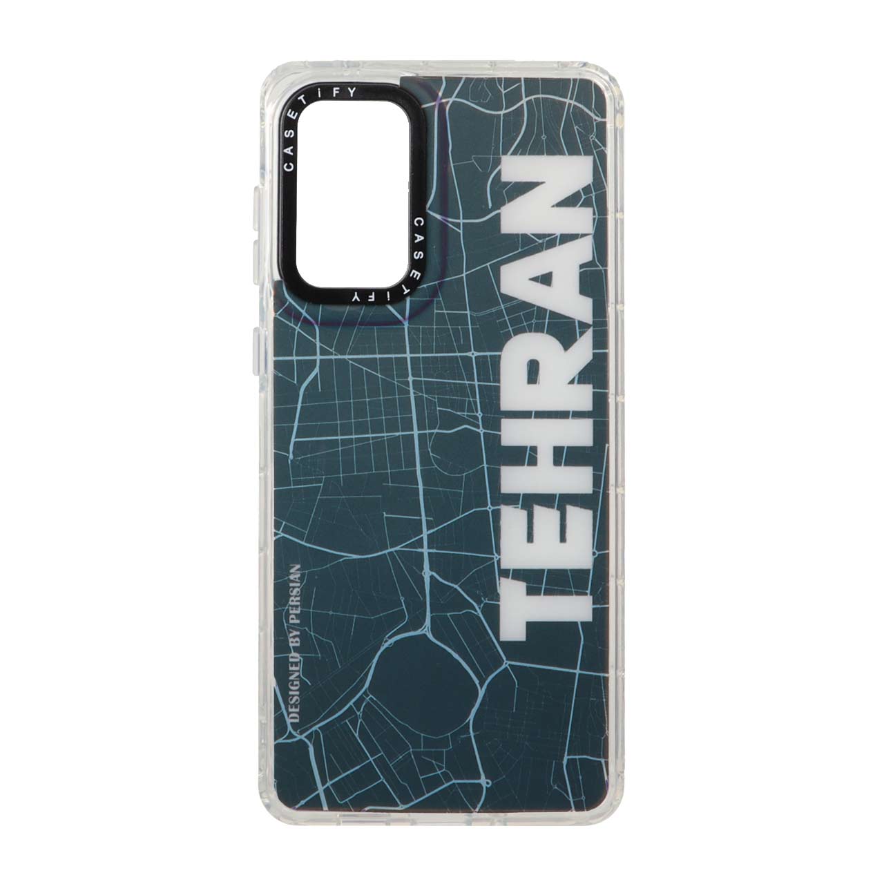 قاب طرح نقشه تهران هولوگرامی Casetify مناسب برای سامسونگ گلکسی A73